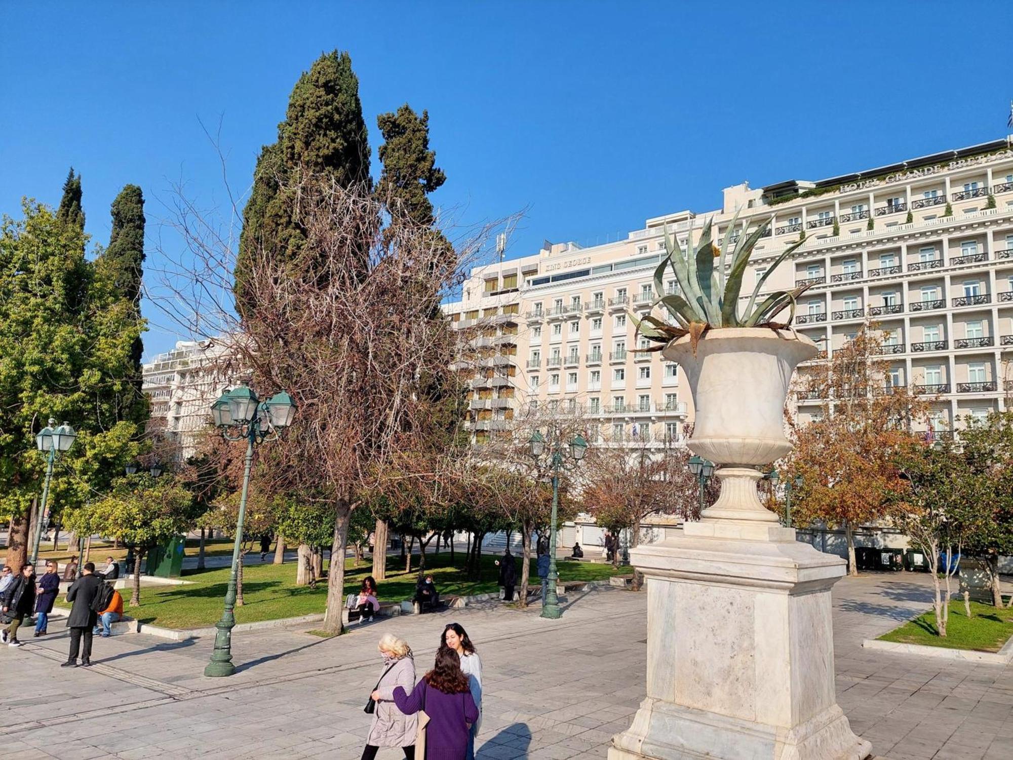 Elegant Apartment In Syntagma Square Athen Exterior foto